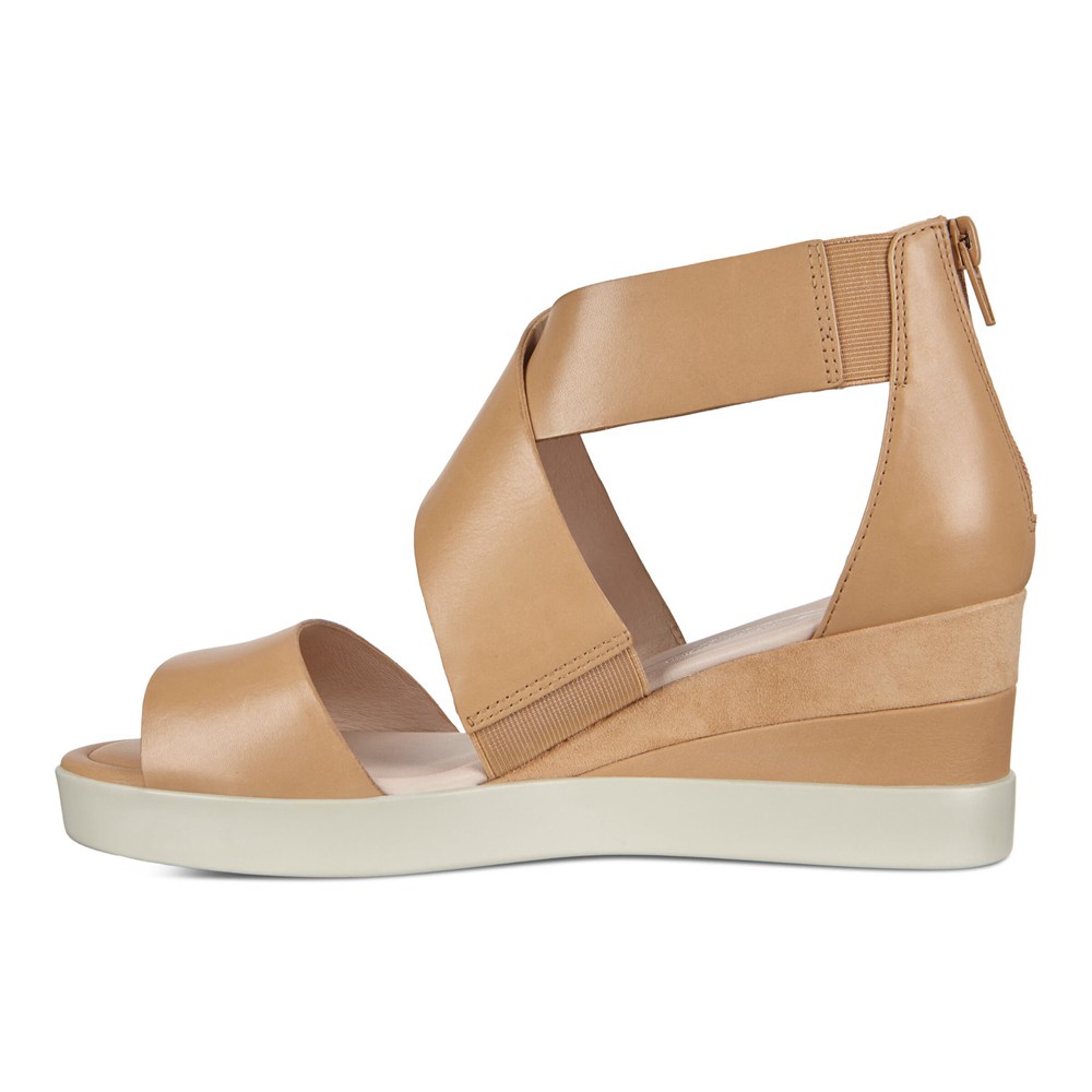 Sandalias Mujer - ECCO Shape Wedge Plateau - Kaki - DOU893017